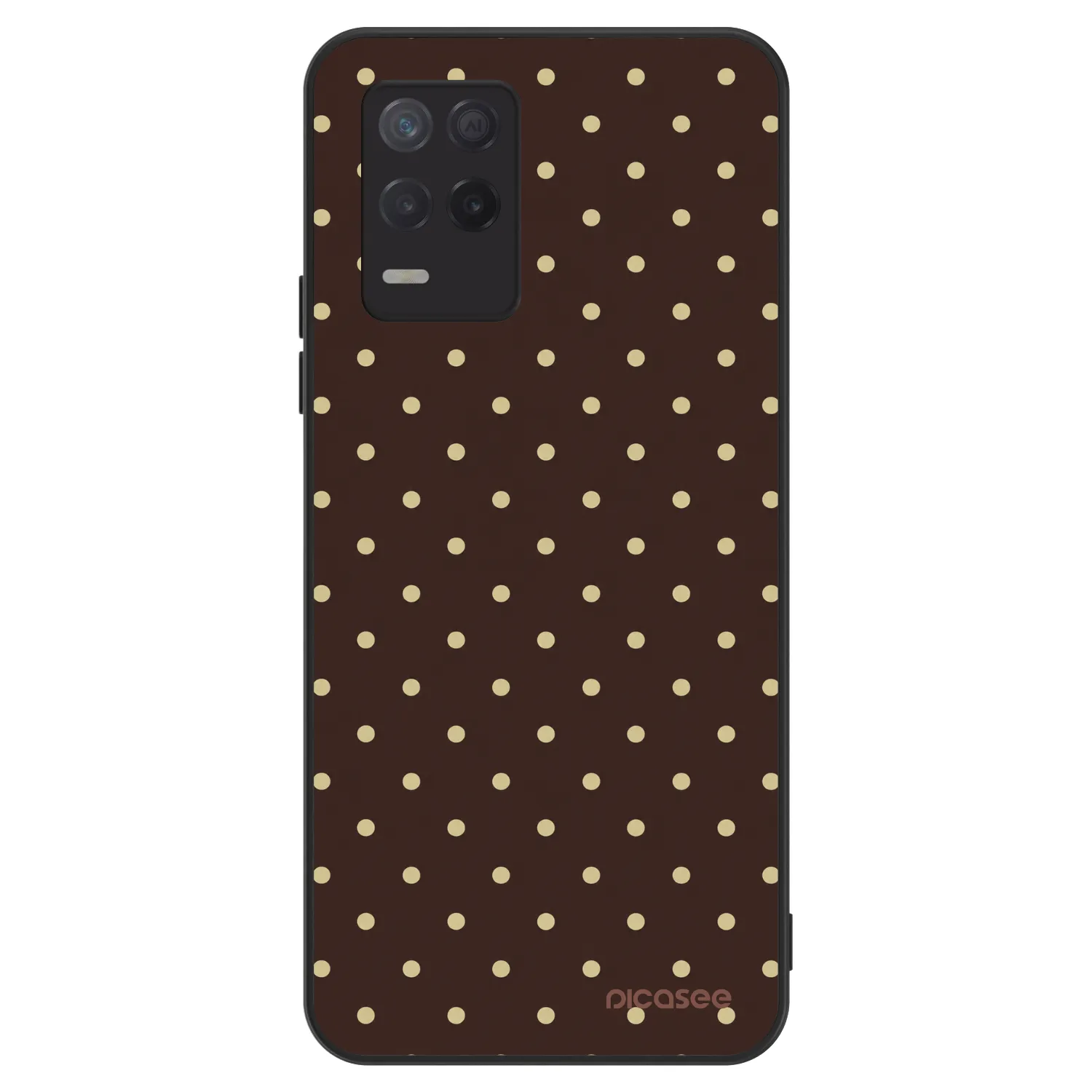 Picasee ULTIMATE CASE za Realme 8 5G - Vanilla Dots & Chocolate
