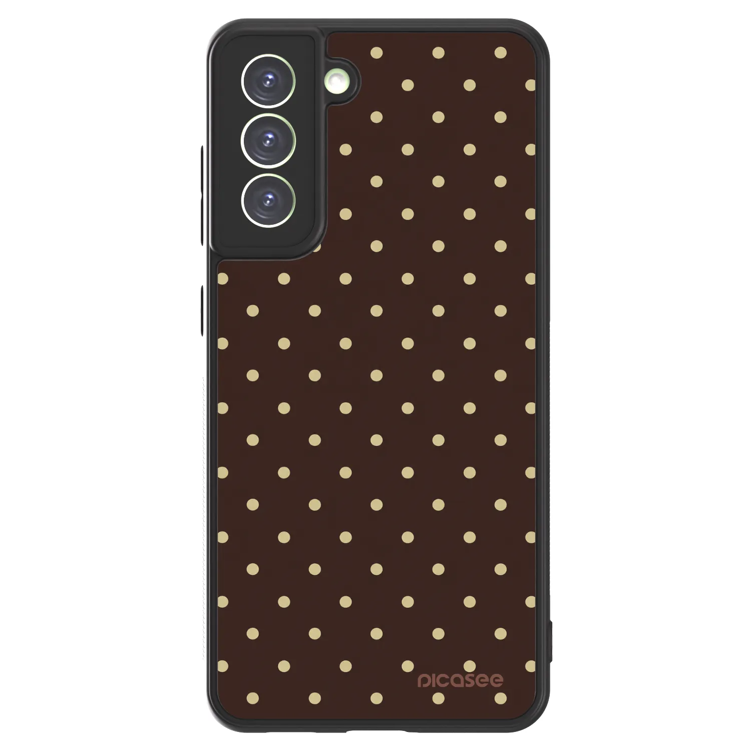 Picasee ULTIMATE CASE za Samsung Galaxy S21 FE 5G - Vanilla Dots & Chocolate