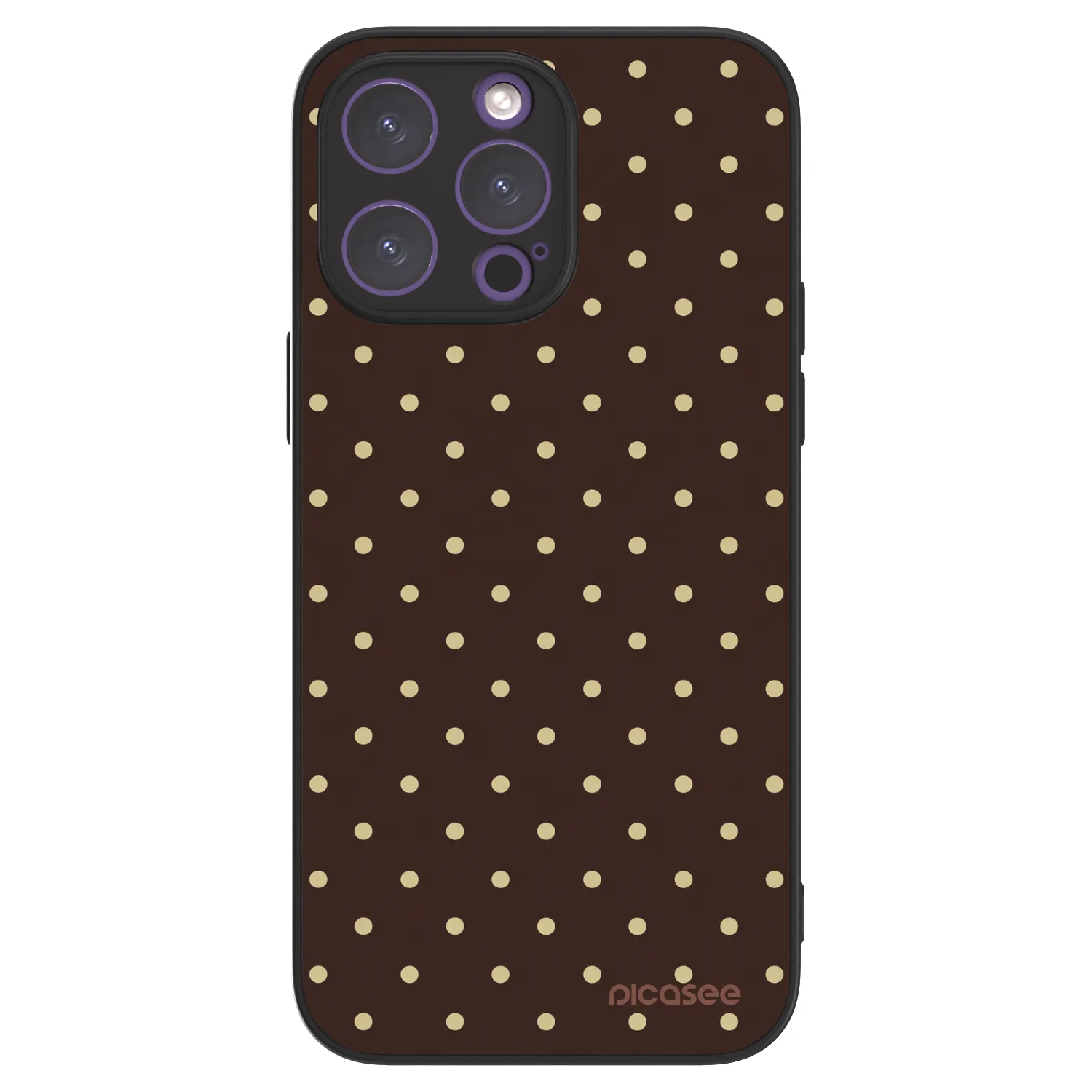 Picasee ULTIMATE CASE za Apple iPhone 14 Pro Max - Vanilla Dots & Chocolate