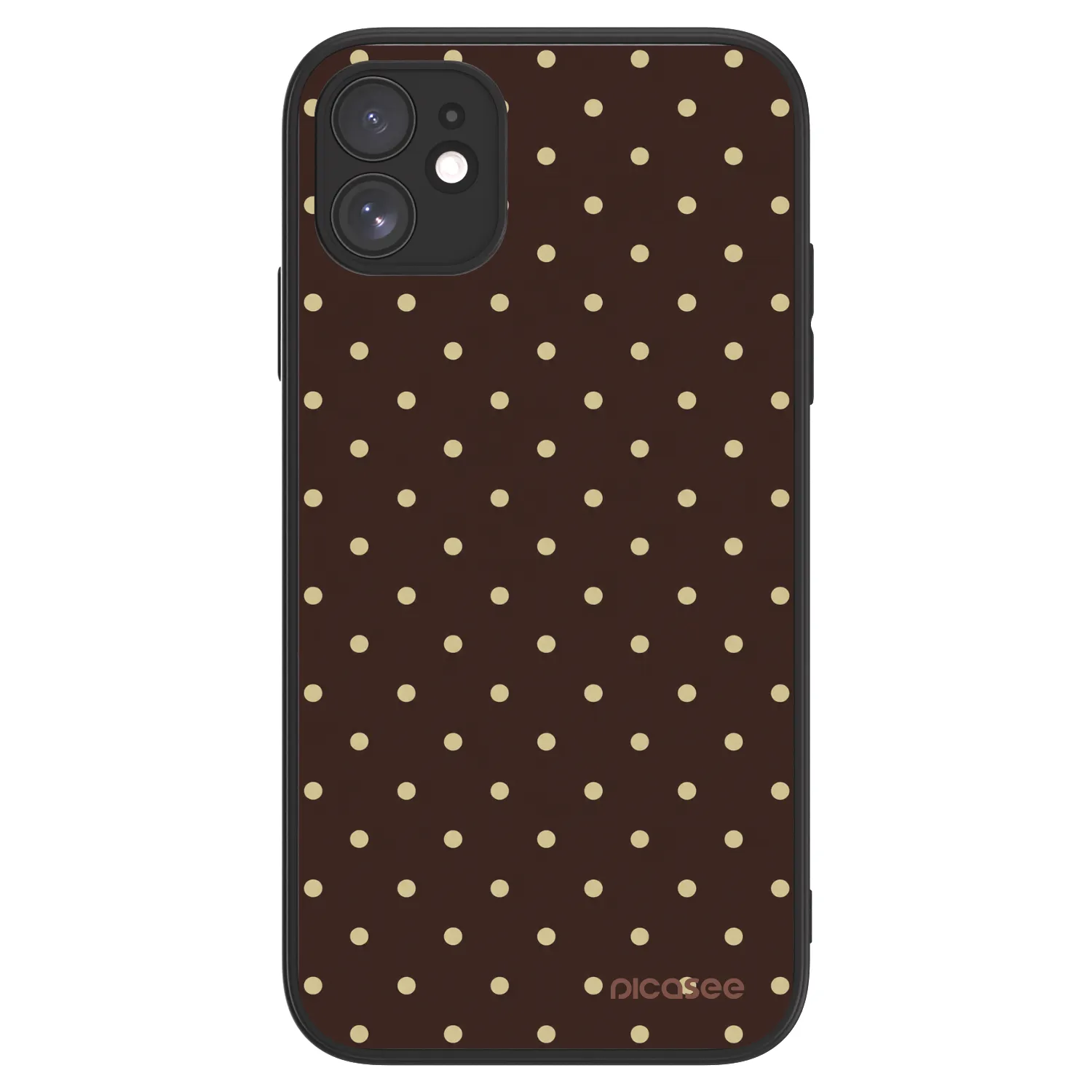 Picasee ULTIMATE CASE MagSafe za Apple iPhone 11 - Vanilla Dots & Chocolate