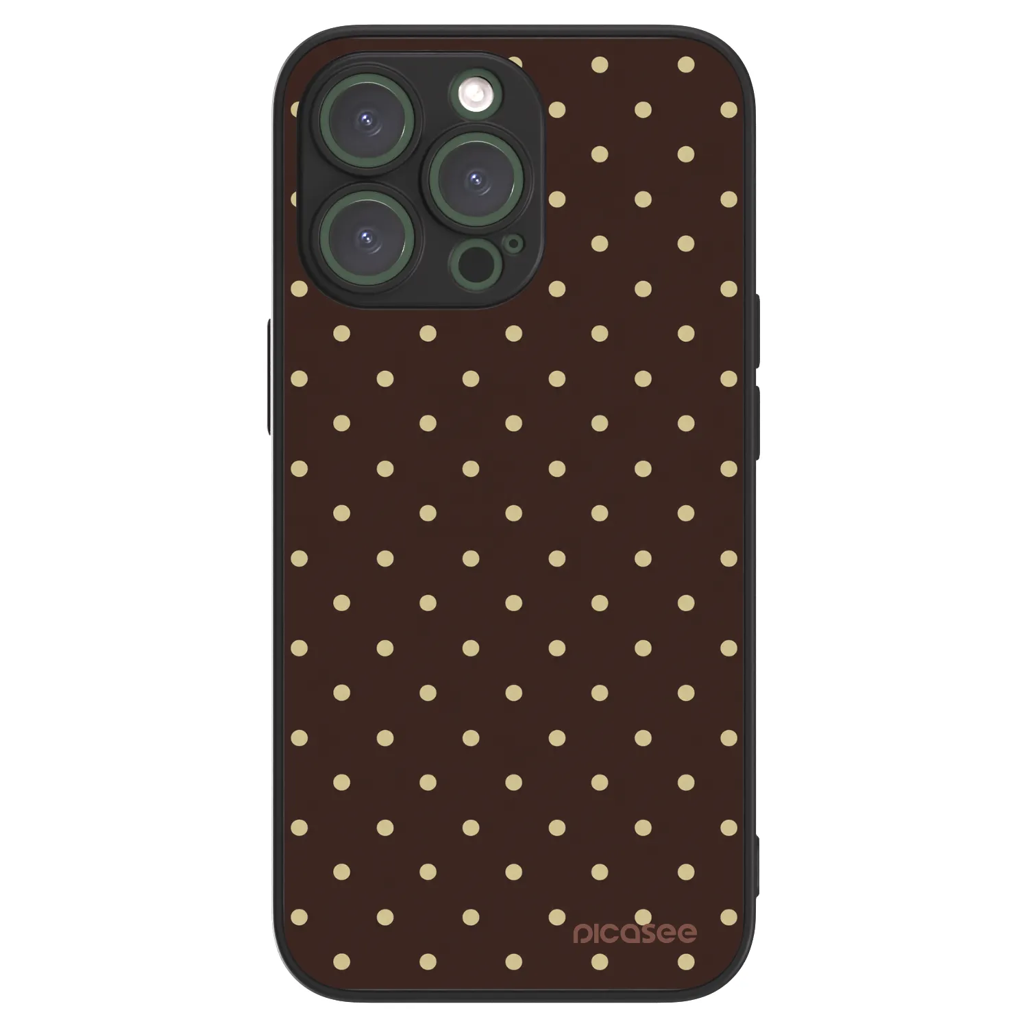 Picasee ULTIMATE CASE MagSafe za Apple iPhone 13 Pro - Vanilla Dots & Chocolate