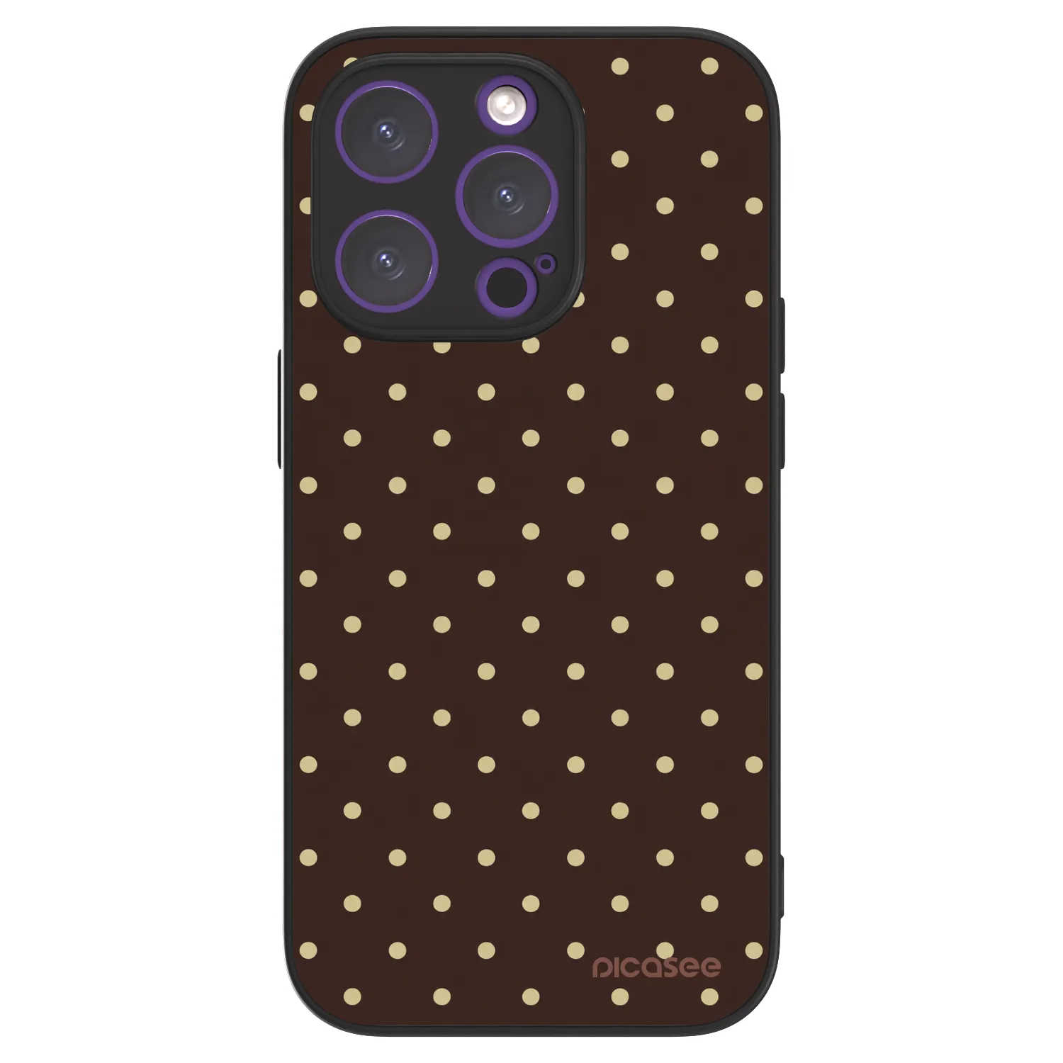 Picasee ULTIMATE CASE MagSafe za Apple iPhone 14 Pro - Vanilla Dots & Chocolate