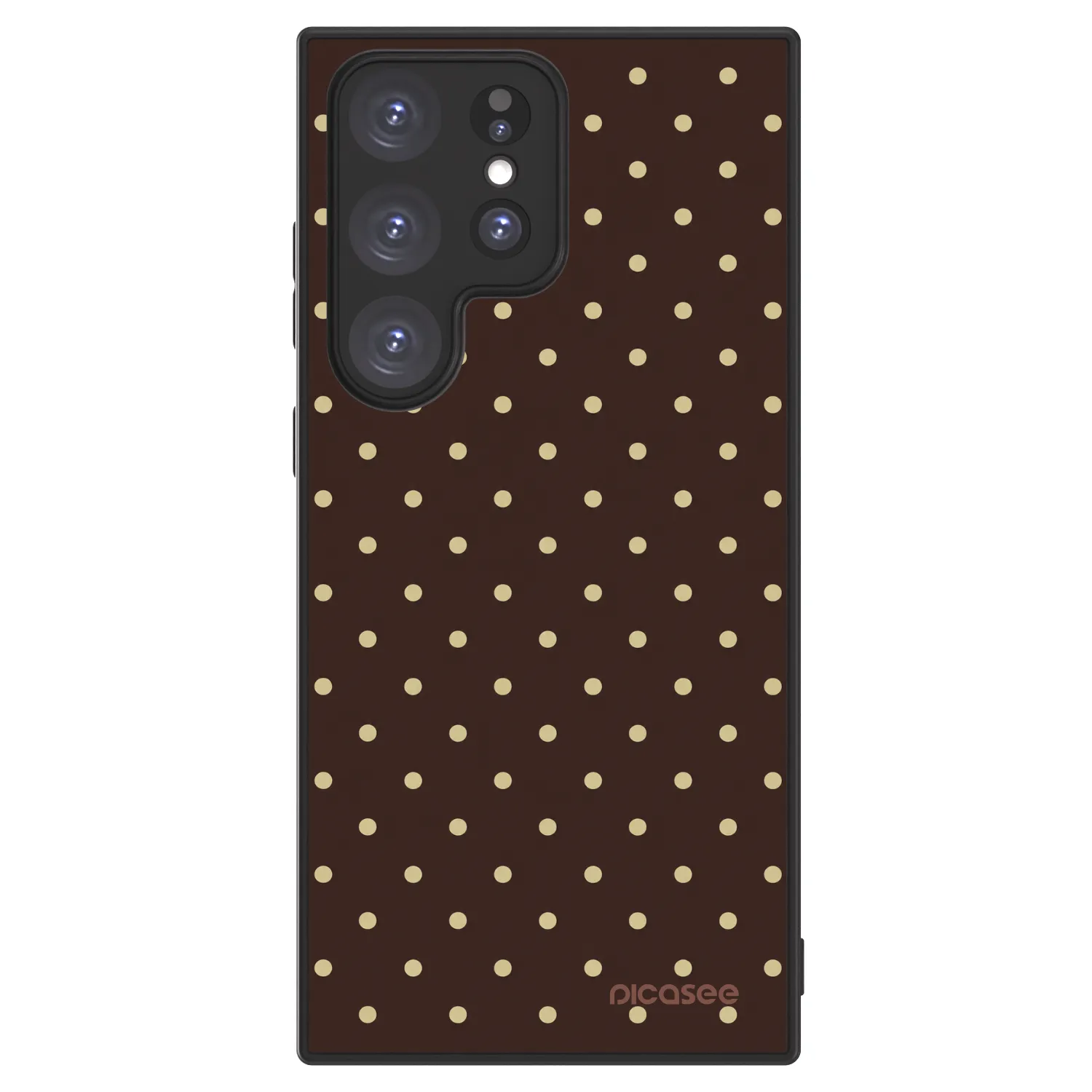 Picasee ULTIMATE CASE za Samsung Galaxy S23 Ultra 5G - Vanilla Dots & Chocolate