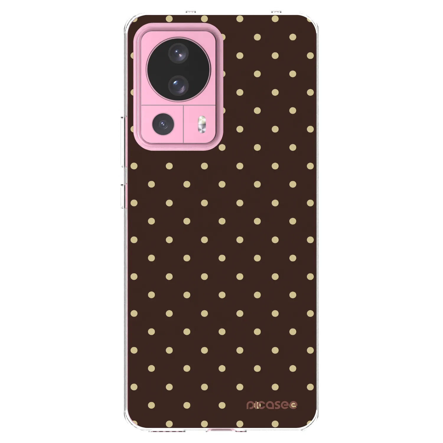 Picasee silikonski prozorni ovitek za Xiaomi 13 Lite - Vanilla Dots & Chocolate