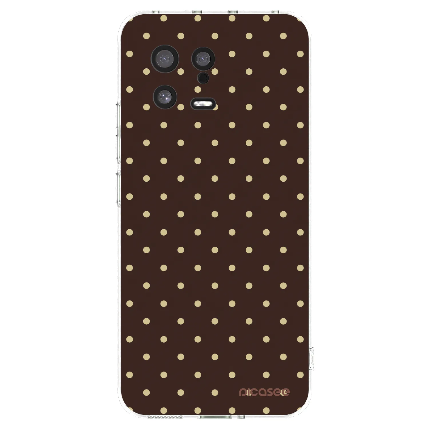 Picasee silikonski prozorni ovitek za Xiaomi 13 - Vanilla Dots & Chocolate