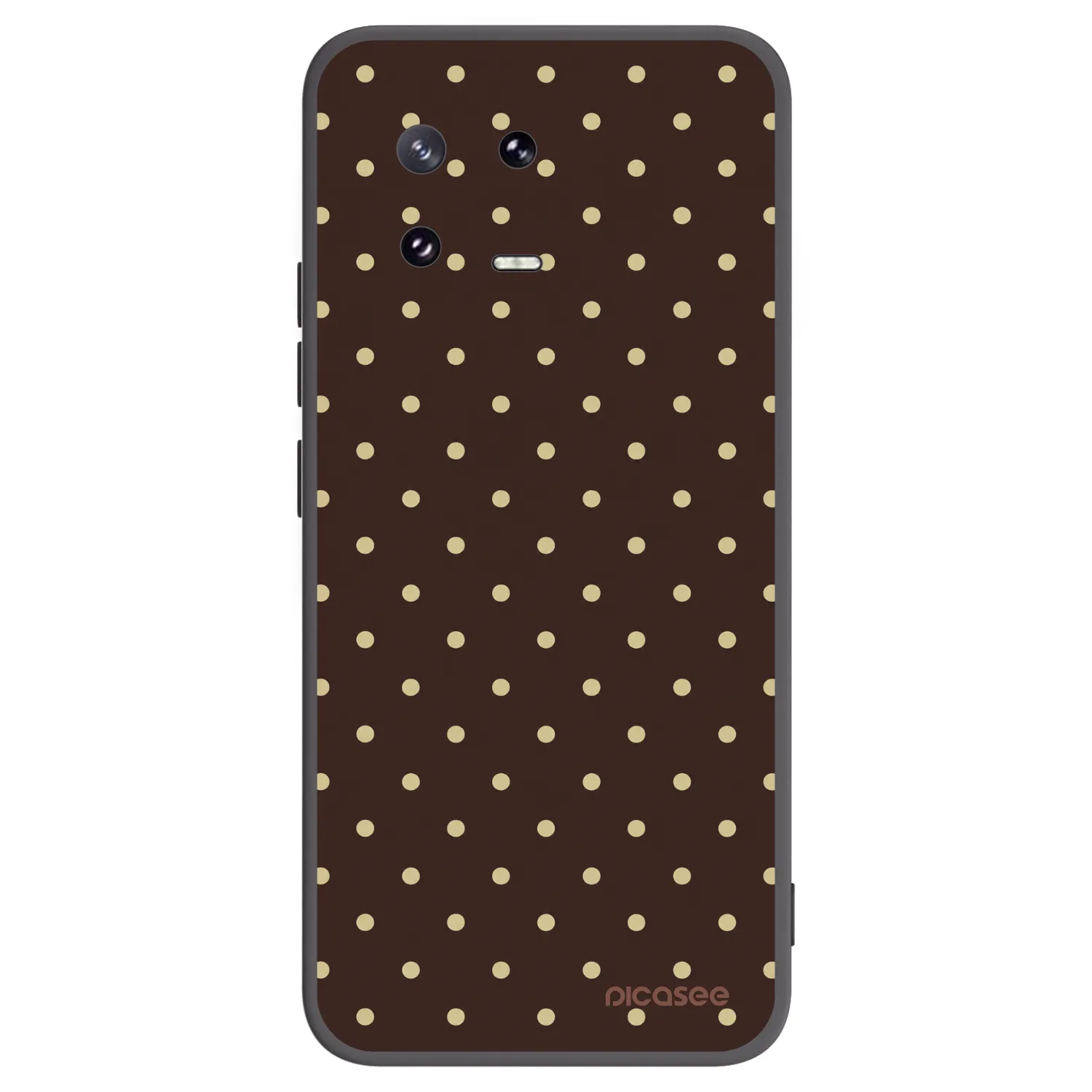 Picasee silikonski črni ovitek za Xiaomi 13 Pro - Vanilla Dots & Chocolate