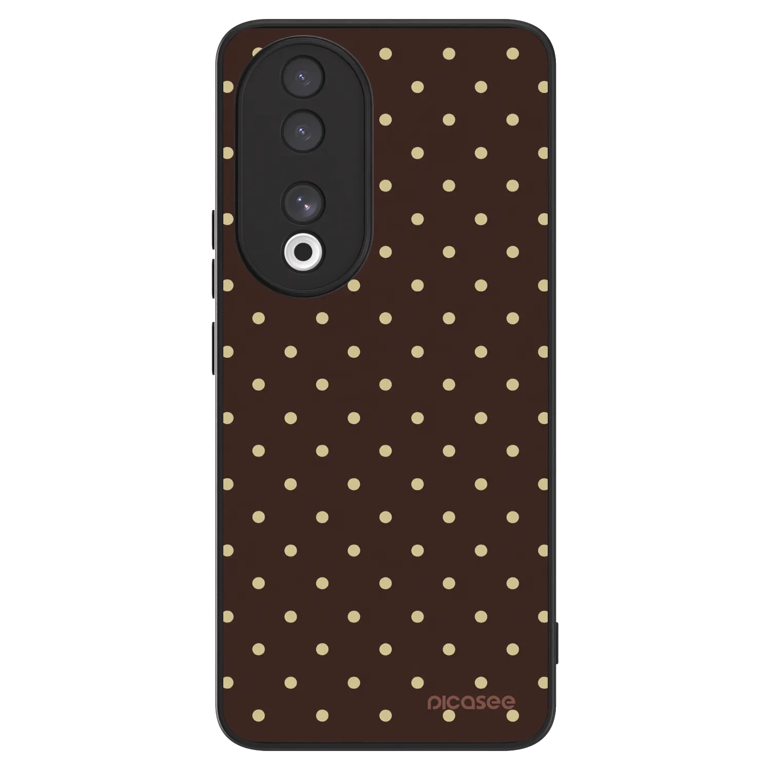 Picasee ULTIMATE CASE za Honor 90 5G - Vanilla Dots & Chocolate