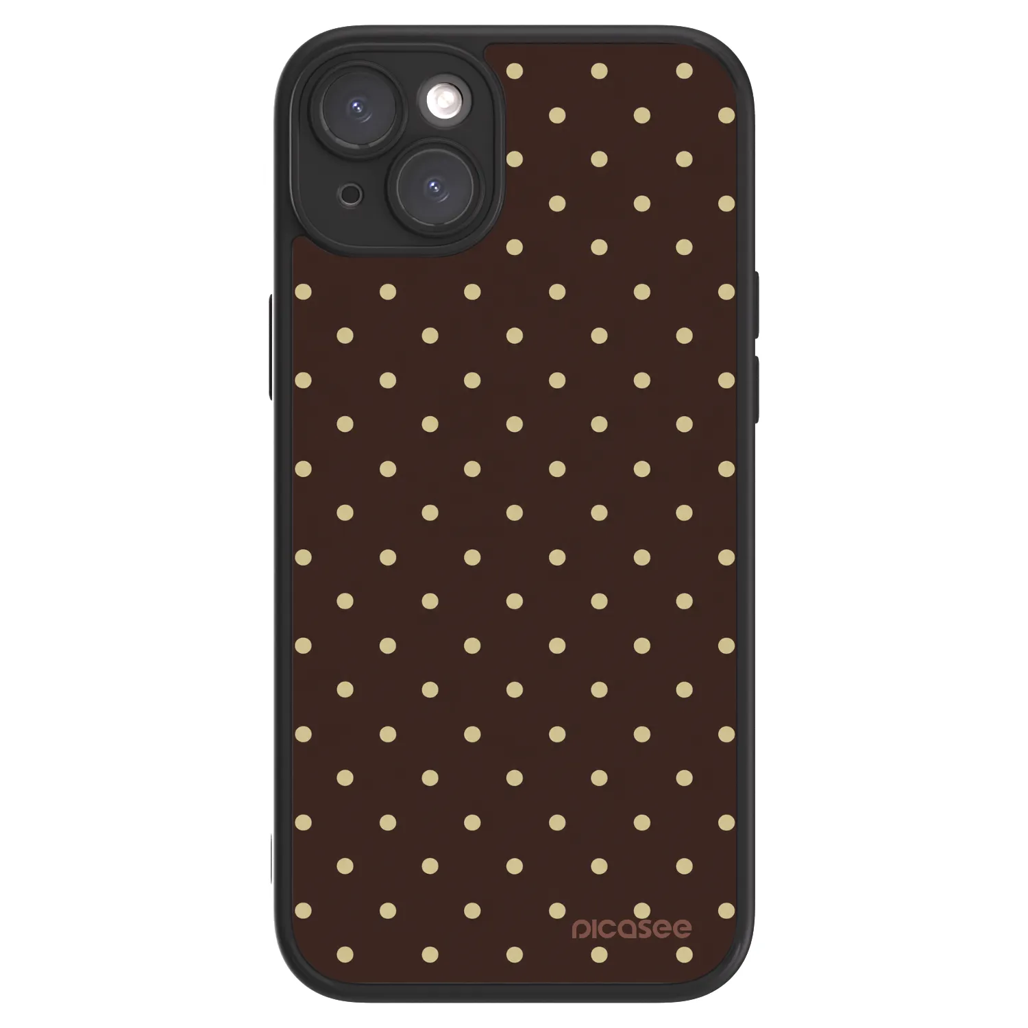Picasee ULTIMATE CASE MagSafe za Apple iPhone 15 Plus - Vanilla Dots & Chocolate