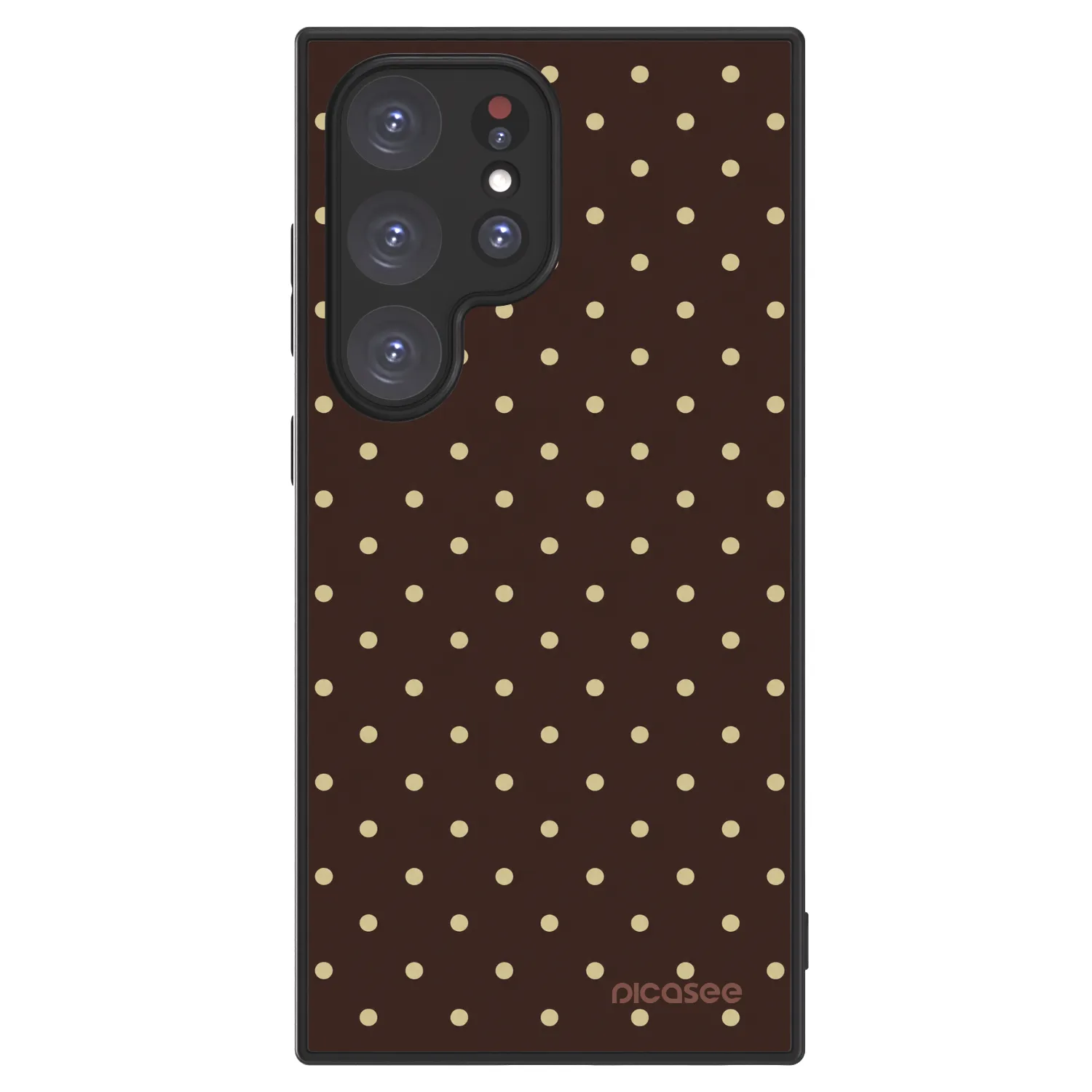 Picasee ULTIMATE CASE PowerShare za Samsung Galaxy S24 Ultra S928B 5G - Vanilla Dots & Chocolate