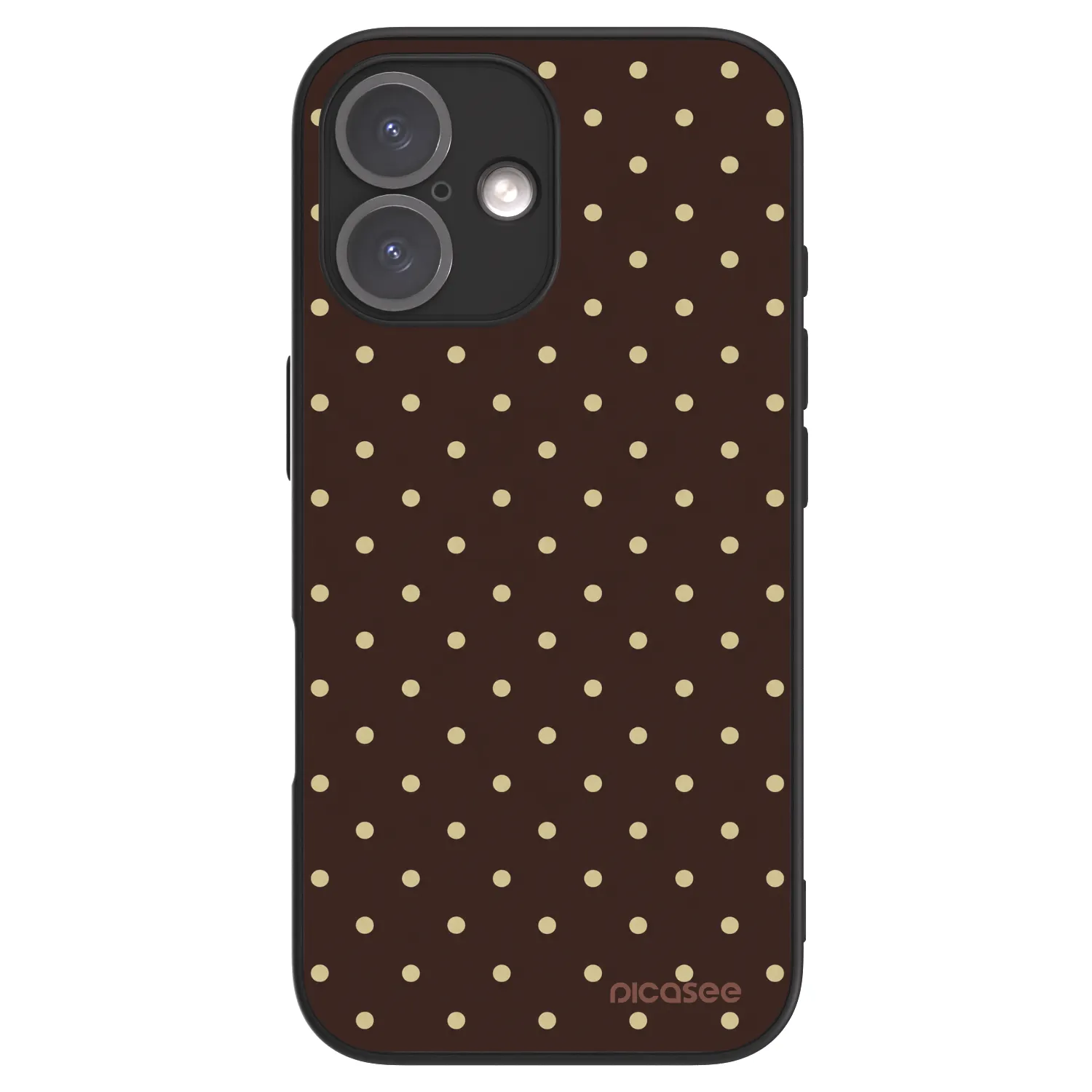 Picasee ULTIMATE CASE MagSafe za Apple iPhone 16 - Vanilla Dots & Chocolate