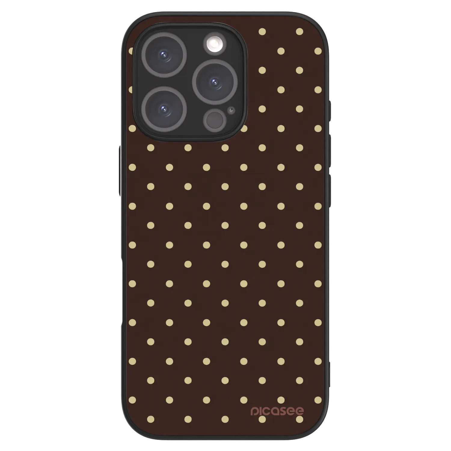 Picasee ULTIMATE CASE MagSafe za Apple iPhone 16 Pro - Vanilla Dots & Chocolate