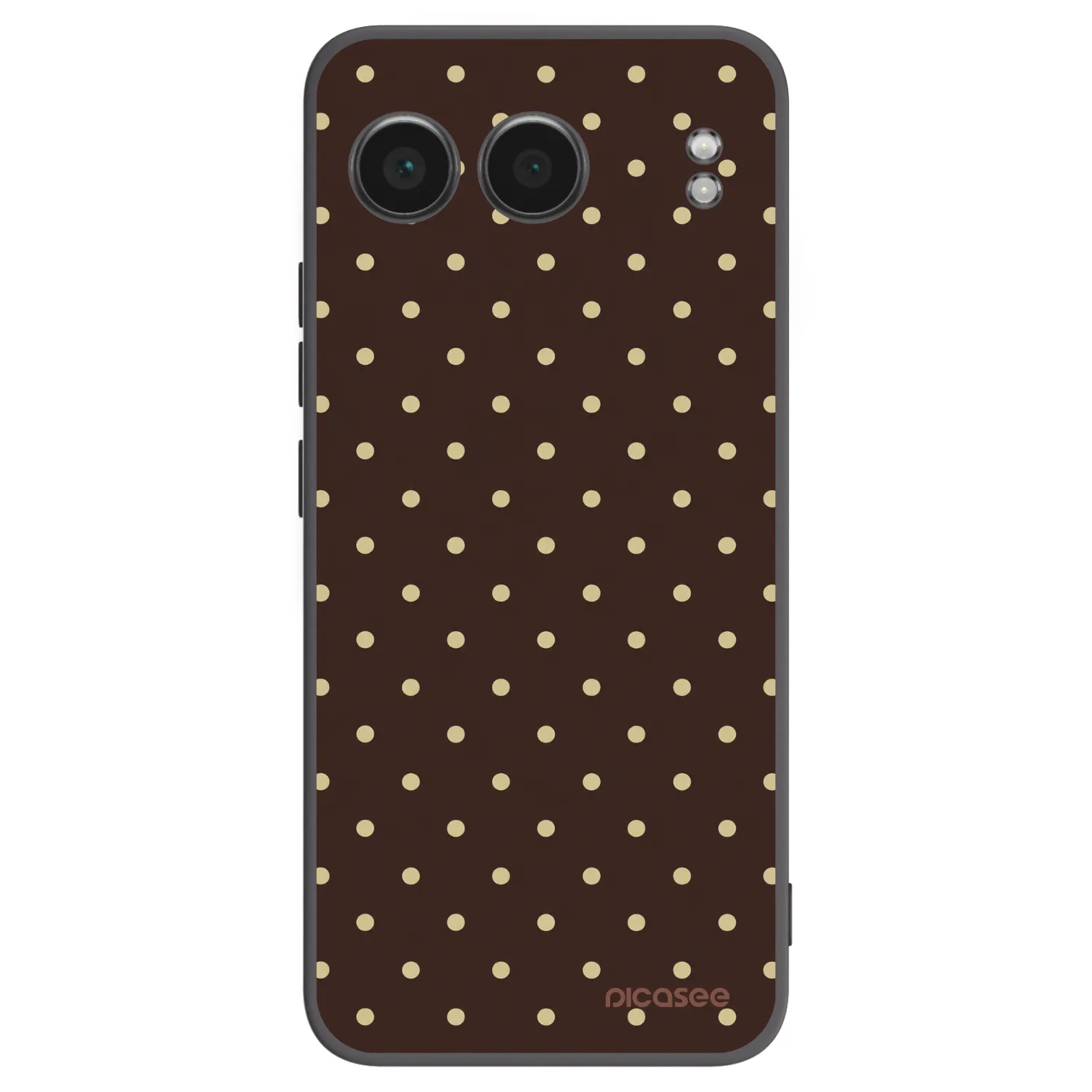 Picasee silikonski črni ovitek za OnePlus Nord 4 - Vanilla Dots & Chocolate