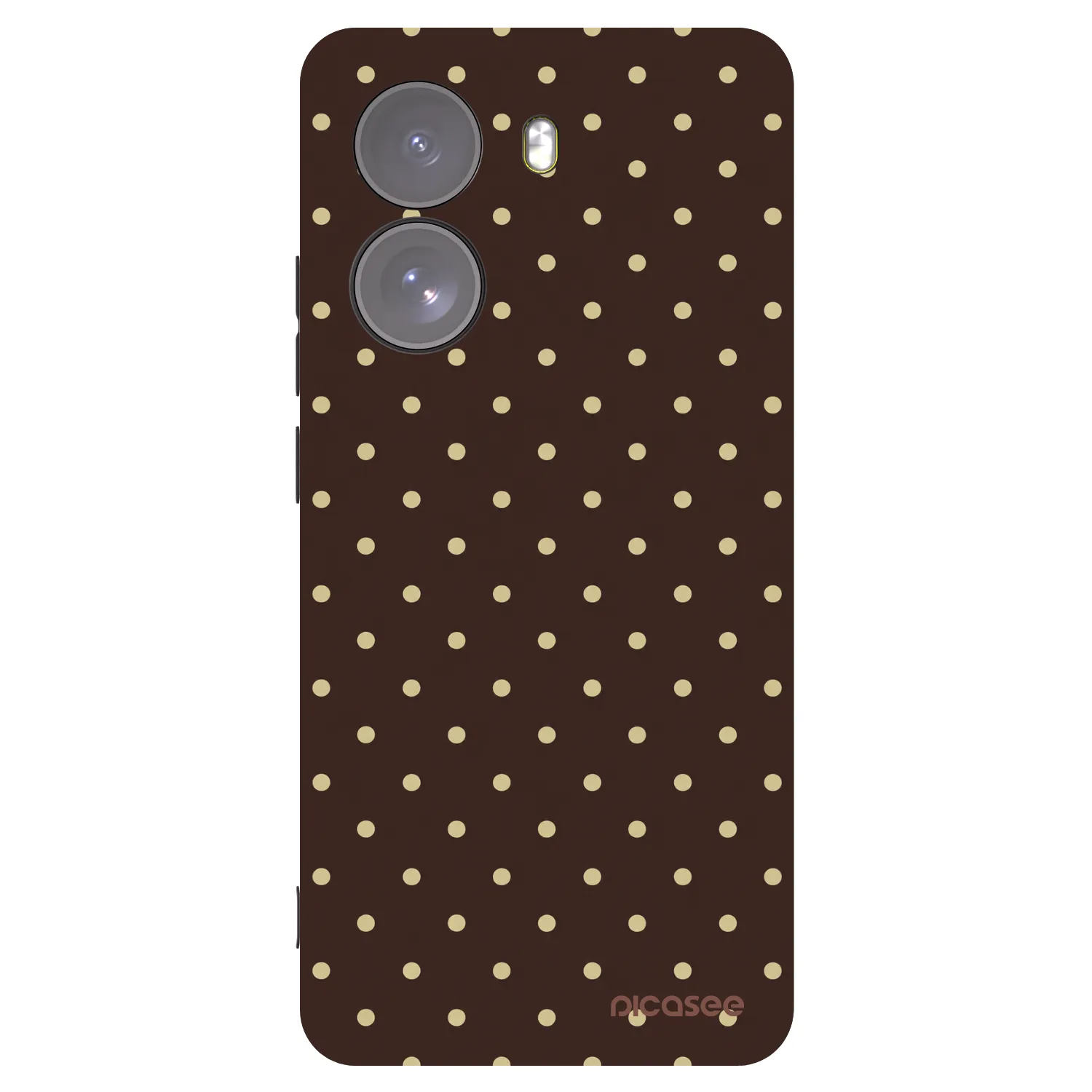 Picasee silikonski črni ovitek za Xiaomi Poco X7 - Vanilla Dots & Chocolate
