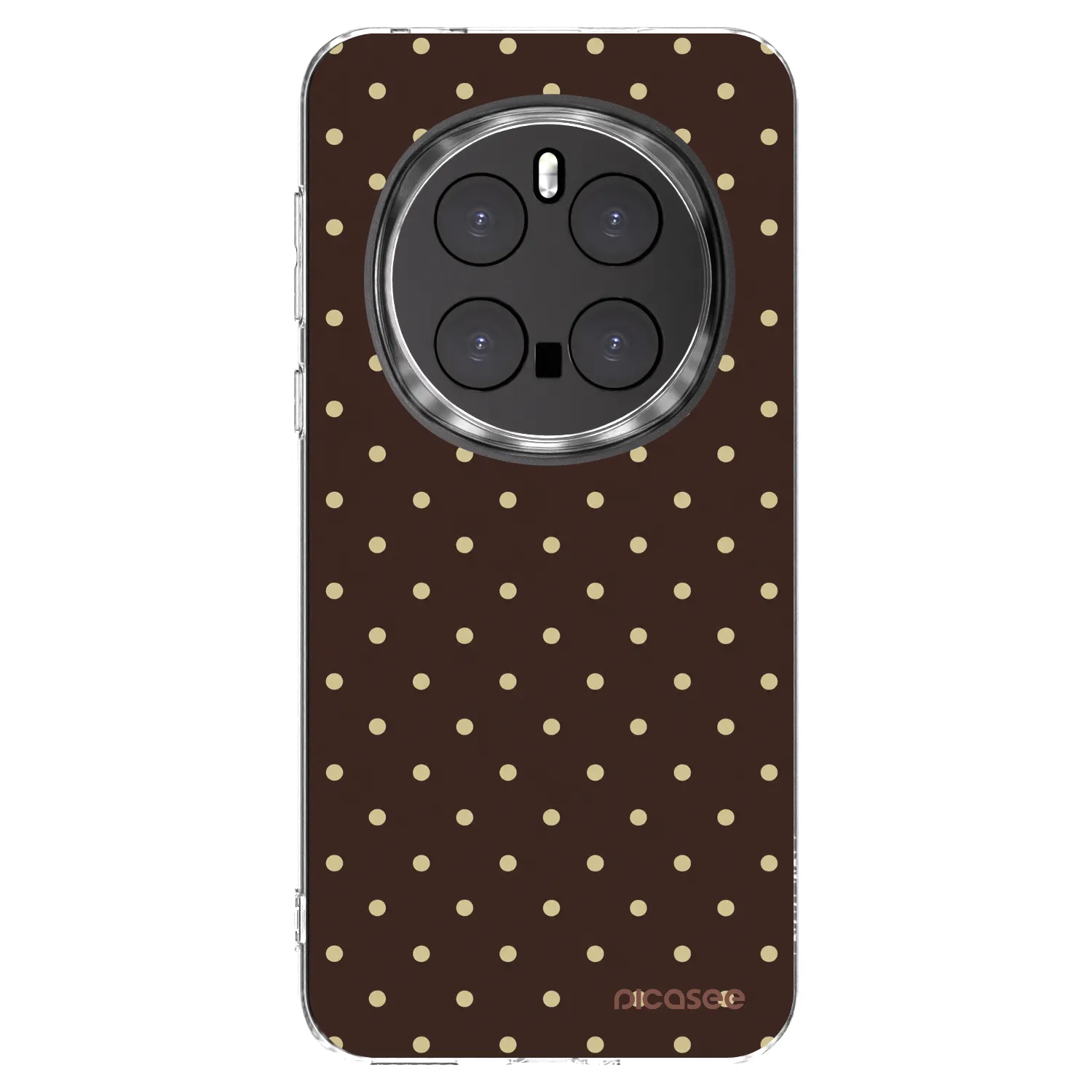 Picasee silikonski prozorni ovitek za Honor Magic7 Pro 5G - Vanilla Dots & Chocolate