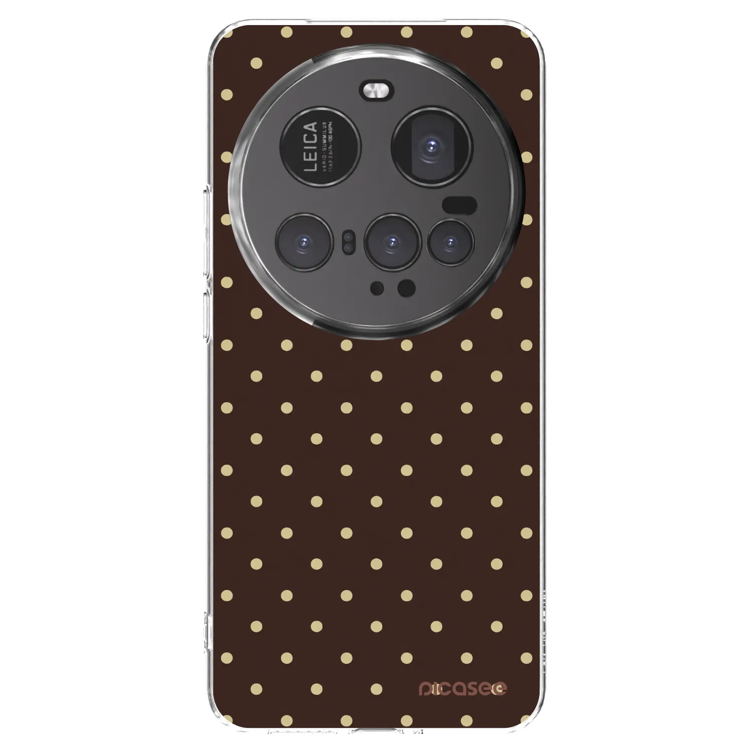 Picasee silikonski prozorni ovitek za Xiaomi 15 Ultra - Vanilla Dots & Chocolate
