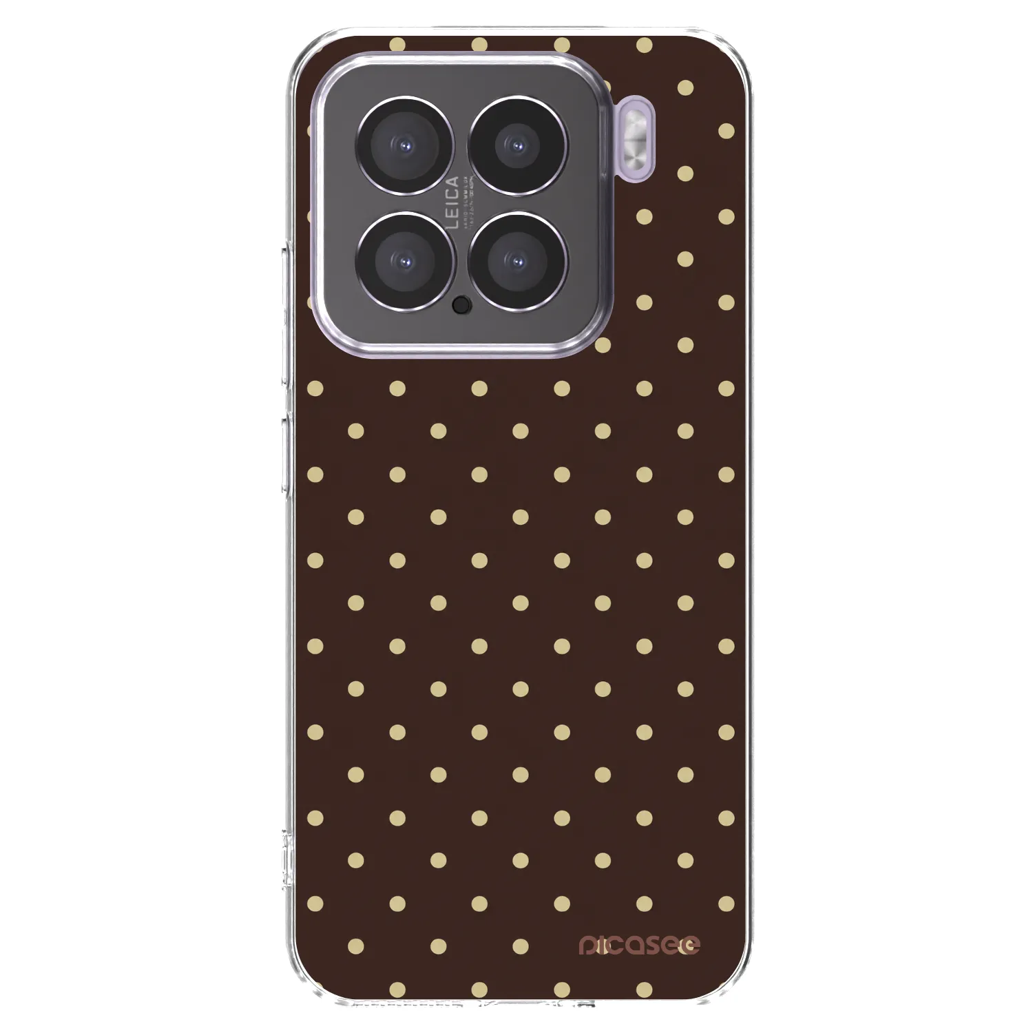 Picasee silikonski prozorni ovitek za Xiaomi 15 - Vanilla Dots & Chocolate