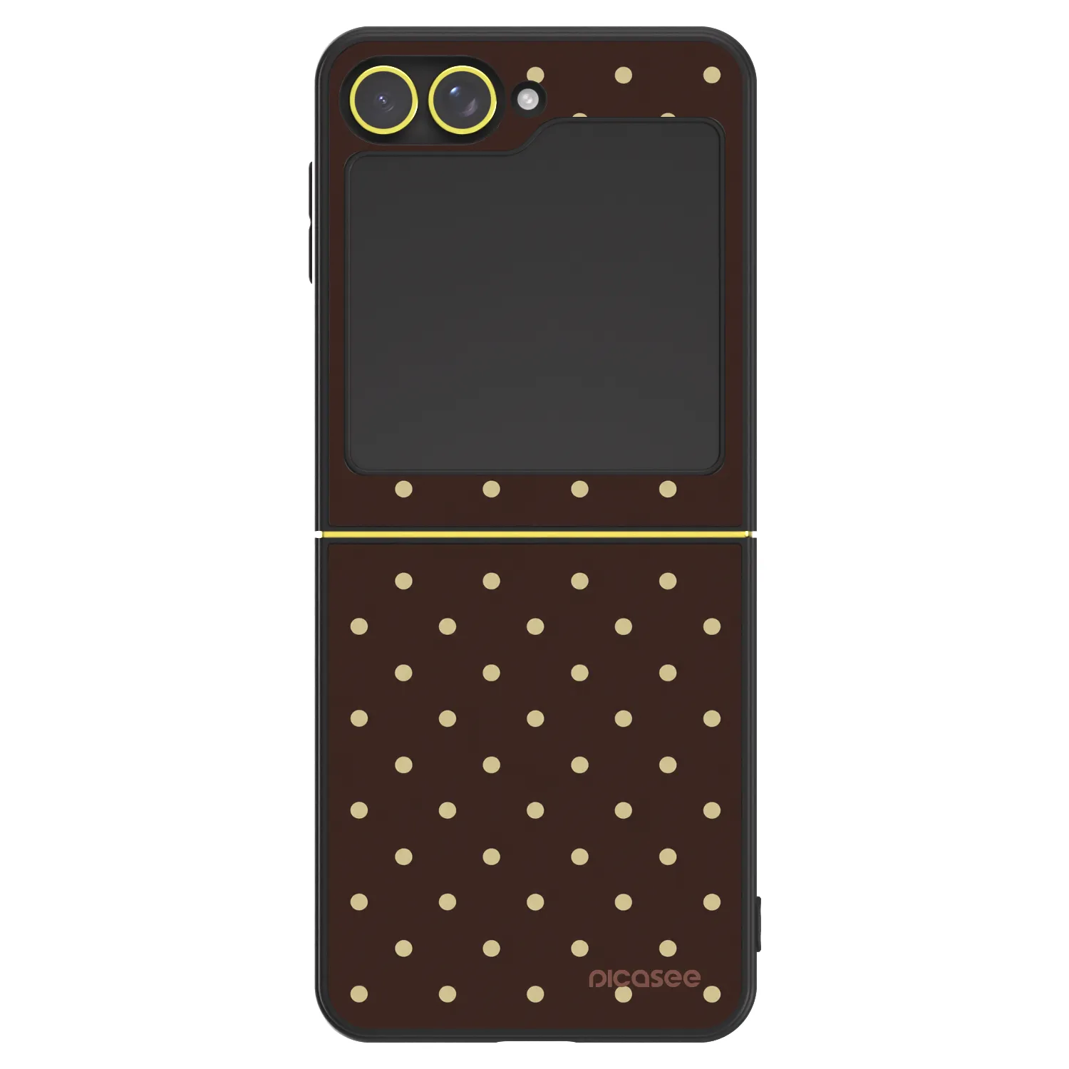 Picasee ULTIMATE CASE za Samsung Galaxy Z Flip6 5G - Vanilla Dots & Chocolate
