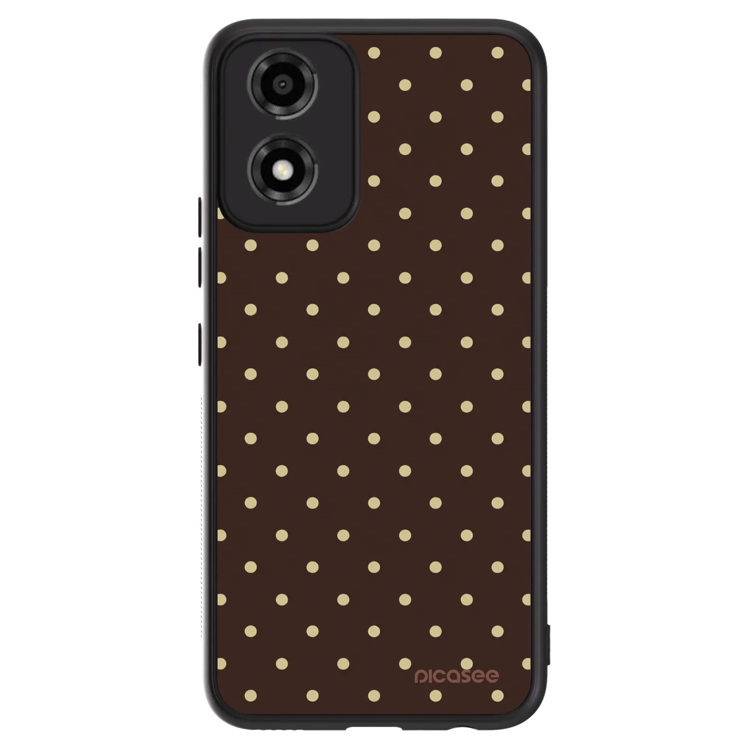 Picasee ULTIMATE CASE za Motorola Moto E14 - Vanilla Dots & Chocolate