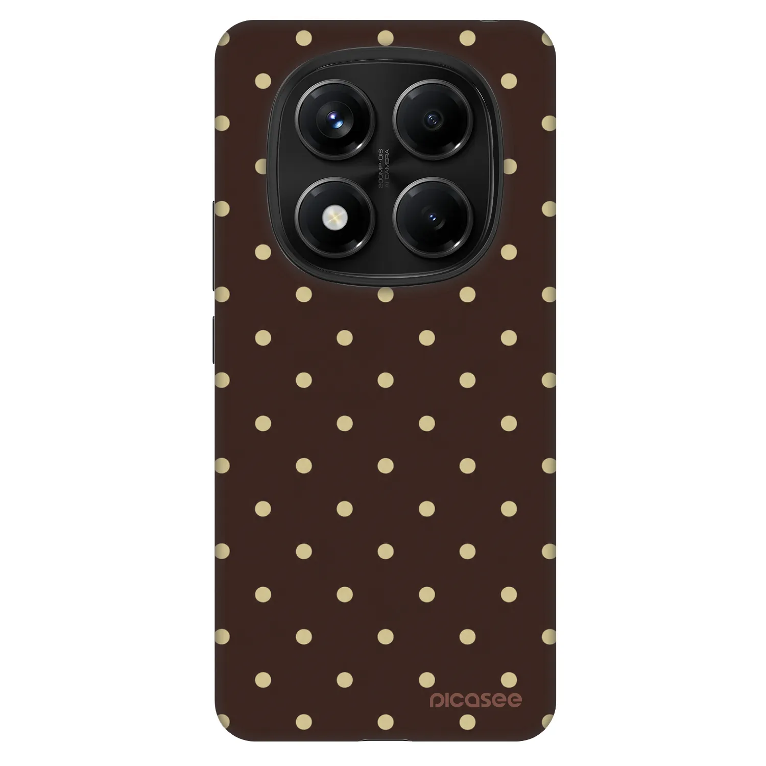 Picasee Fashion Case za Xiaomi Redmi Note 14 Pro 5G - Vanilla Dots & Chocolate
