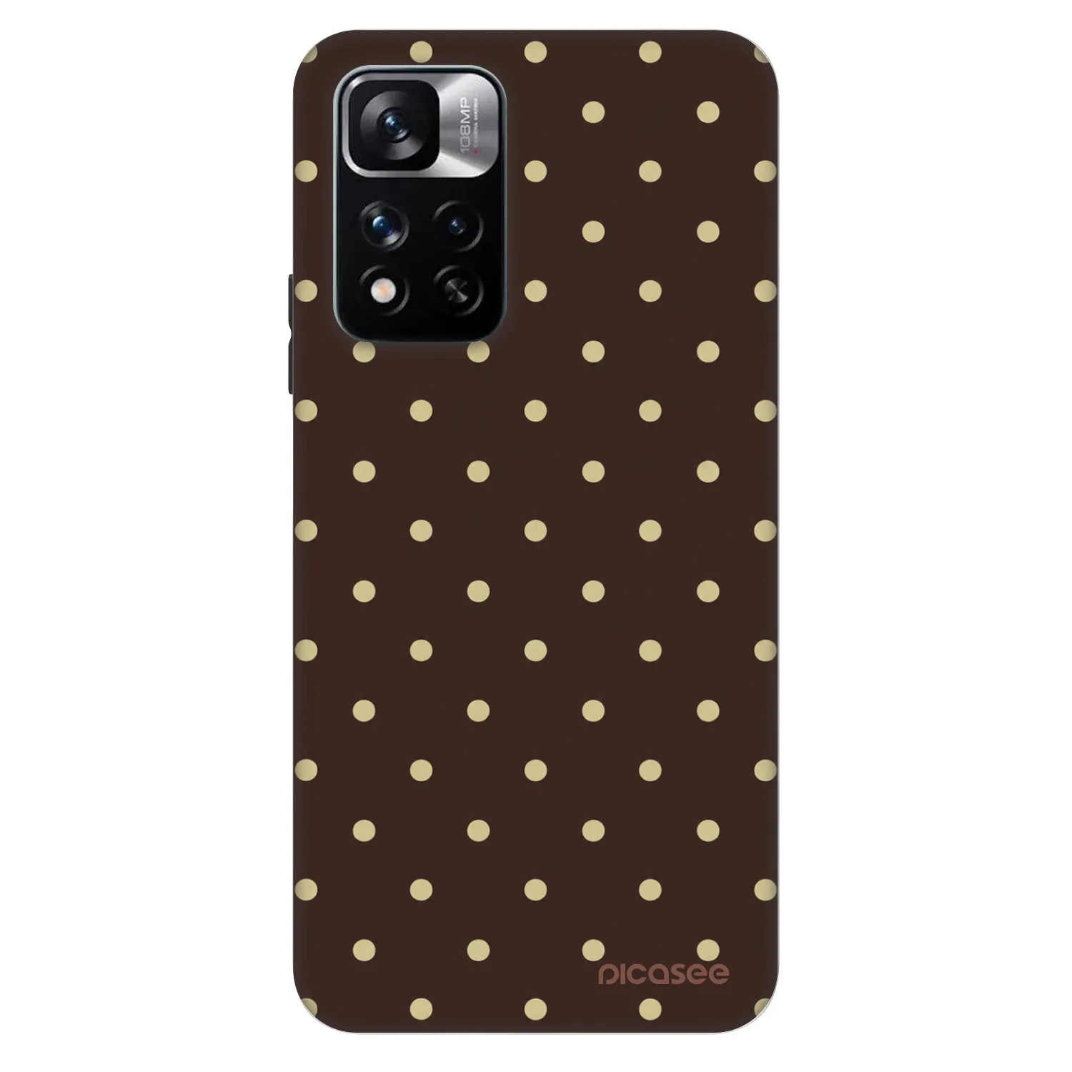 Picasee Fashion Case za Xiaomi Redmi Note 11 Pro - Vanilla Dots & Chocolate