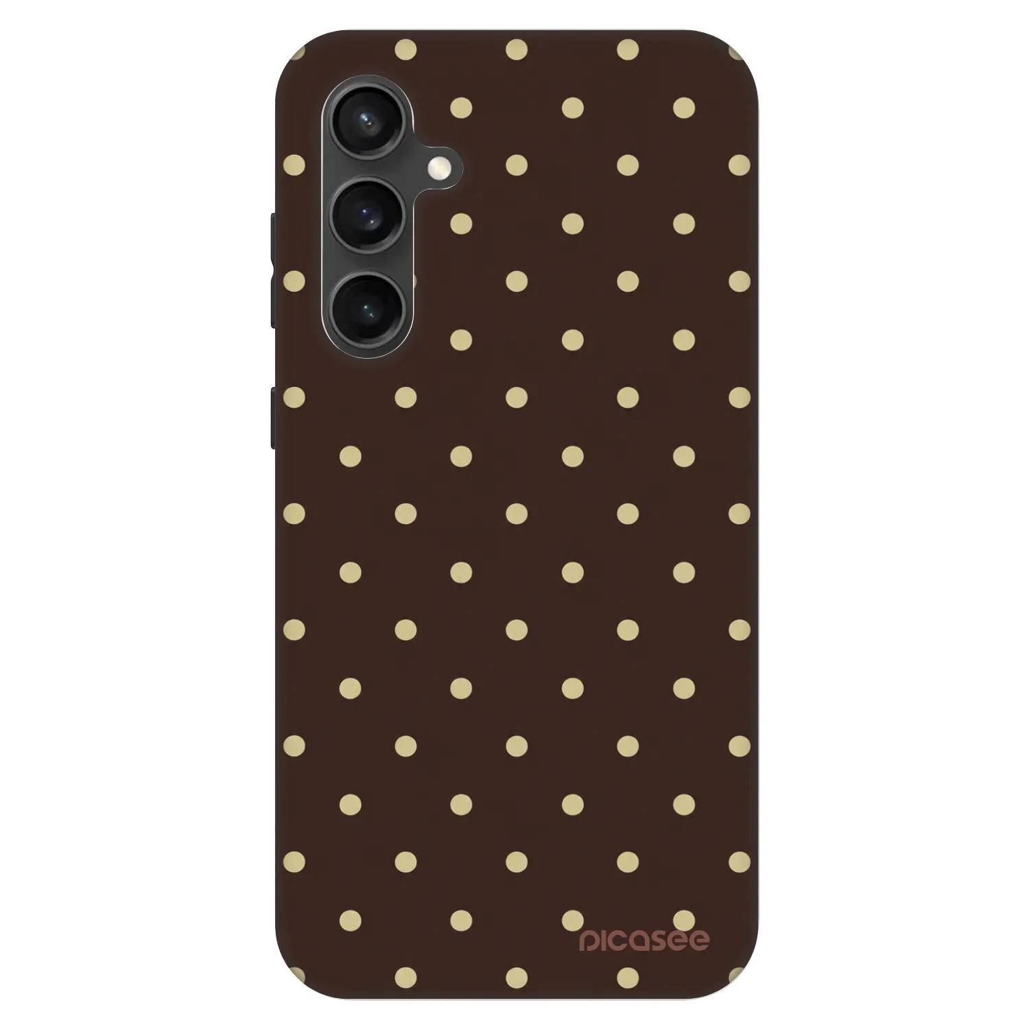 Picasee Fashion Case za Samsung Galaxy S23 FE S711B - Vanilla Dots & Chocolate