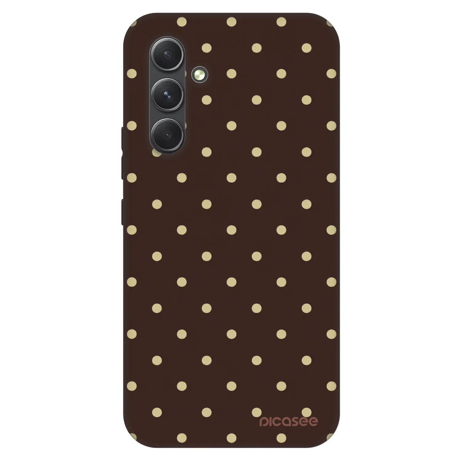 Picasee Fashion Case za Samsung Galaxy A54 5G A546B - Vanilla Dots & Chocolate