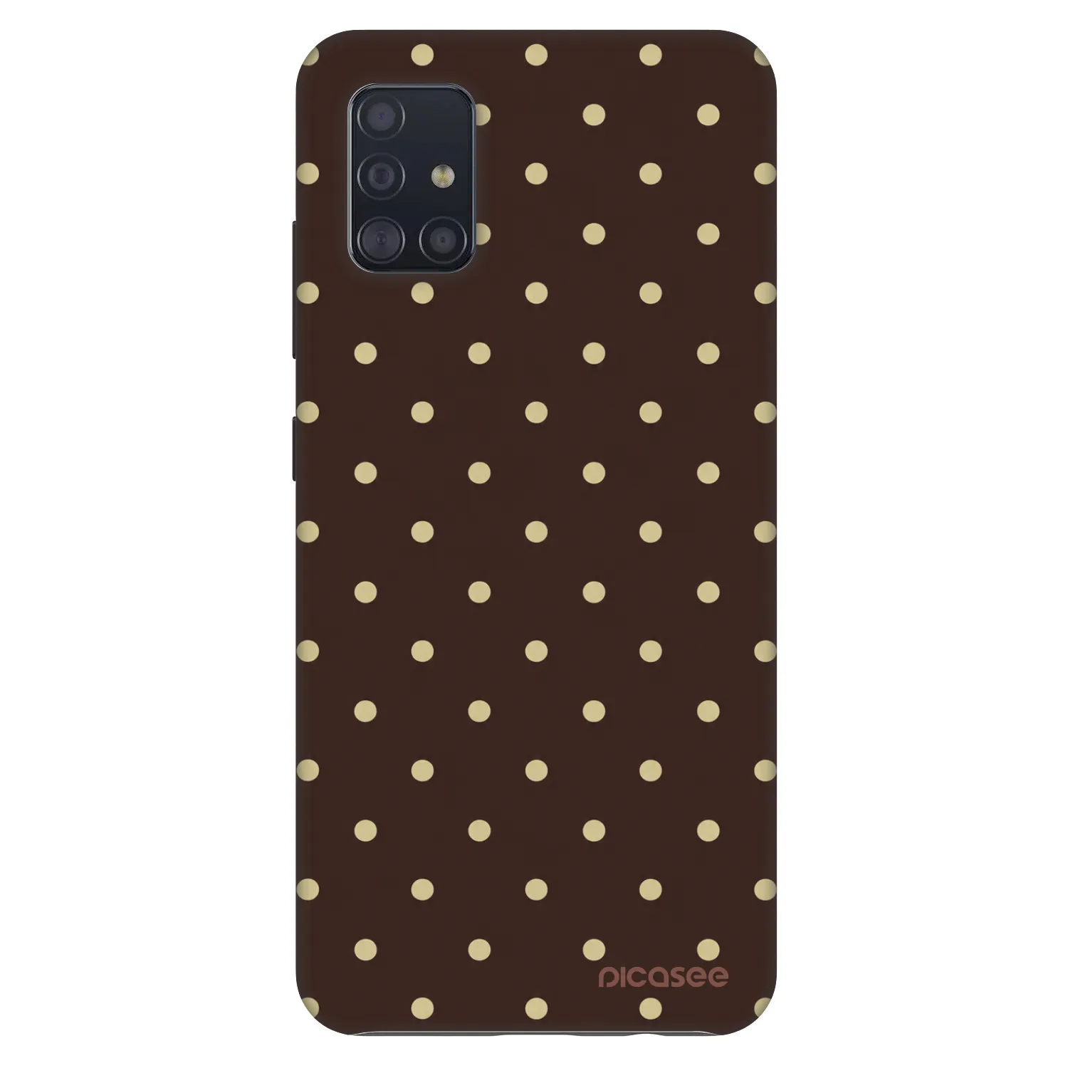 Picasee Fashion Case za Samsung Galaxy A51 A515F - Vanilla Dots & Chocolate