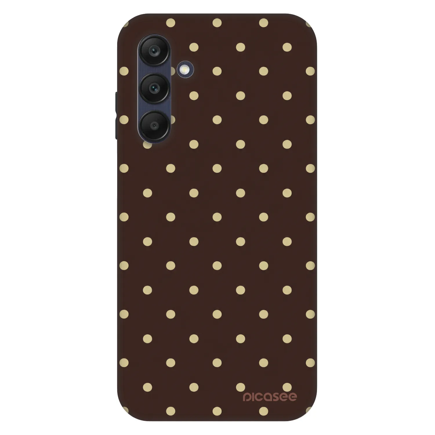 Picasee Fashion Case za Samsung Galaxy A25 A256B 5G - Vanilla Dots & Chocolate
