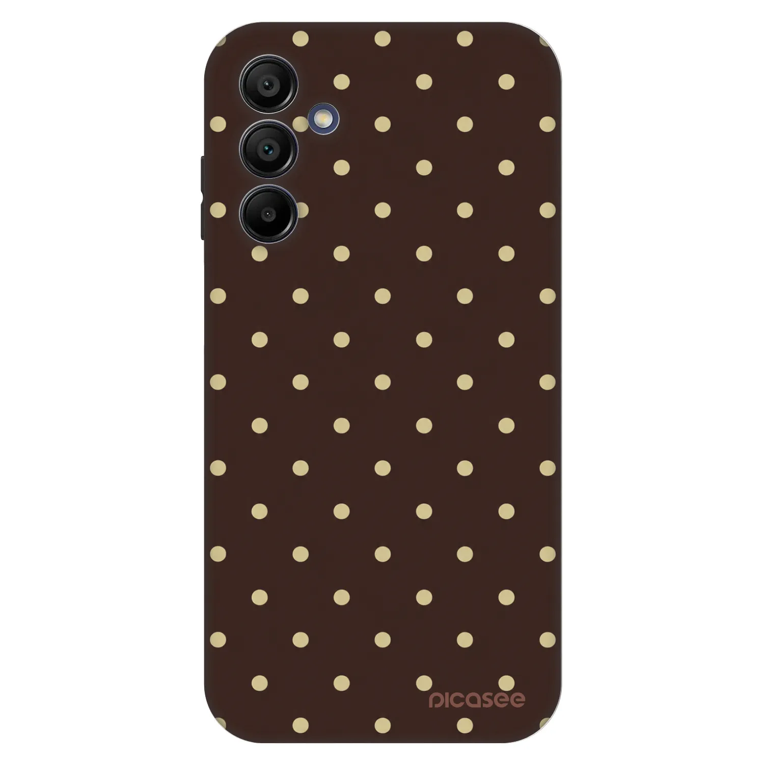 Picasee Fashion Case za Samsung Galaxy A15 A156B 5G - Vanilla Dots & Chocolate