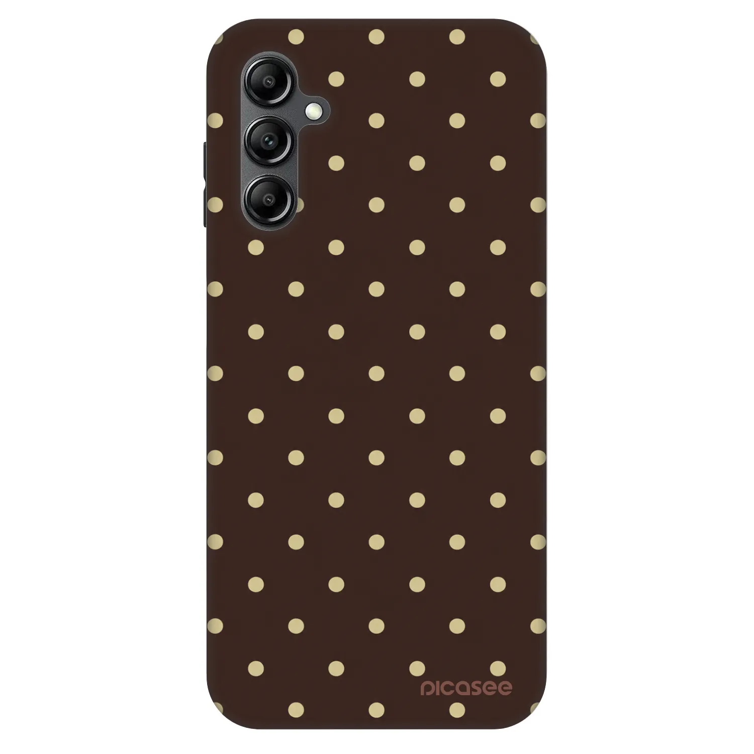 Picasee Fashion Case za Samsung Galaxy A14 4G A145R - Vanilla Dots & Chocolate