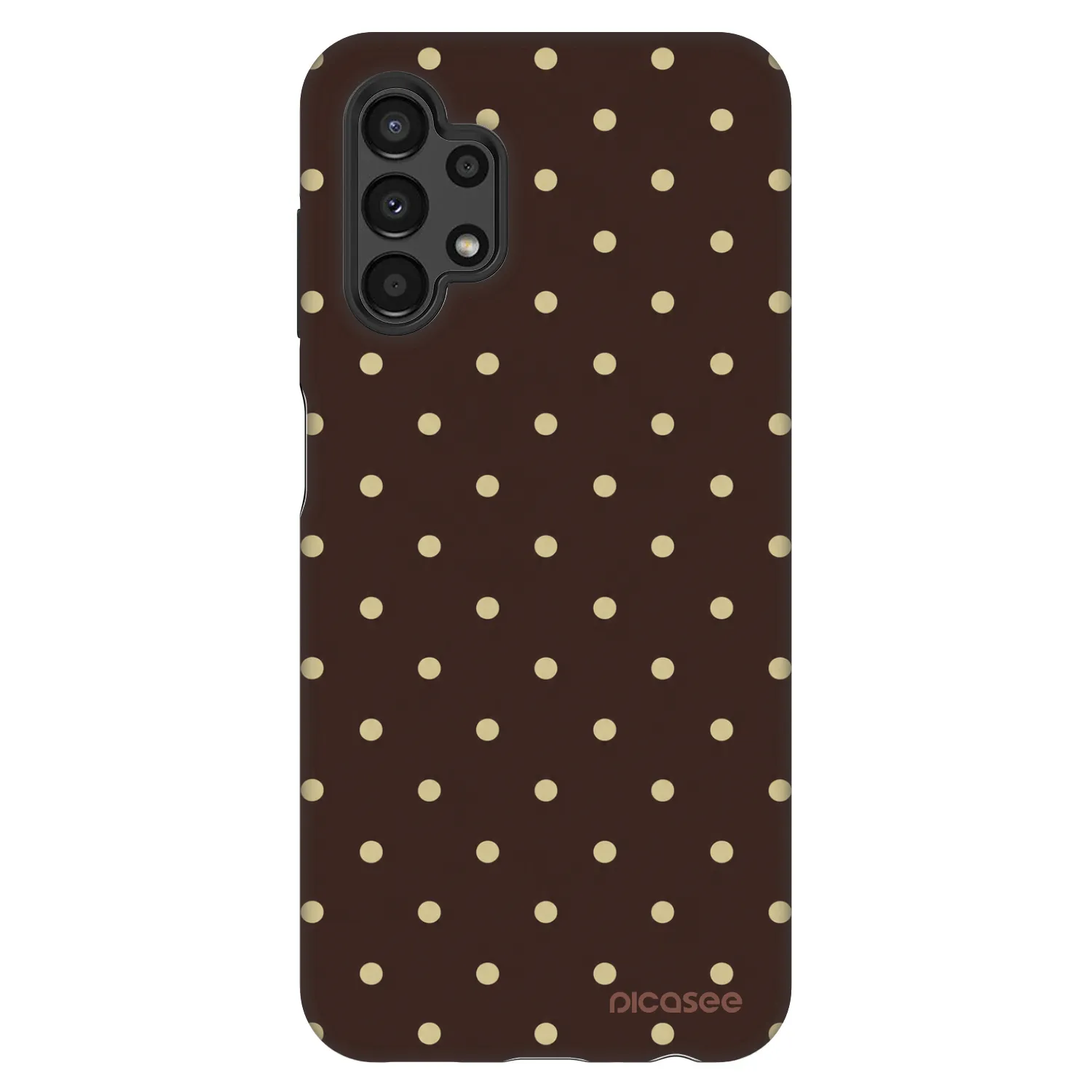 Picasee Fashion Case za Samsung Galaxy A13 4G A135 - Vanilla Dots & Chocolate