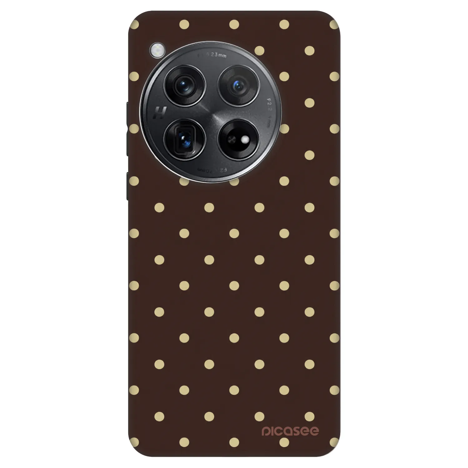 Picasee Fashion Case za OnePlus 12 5G - Vanilla Dots & Chocolate