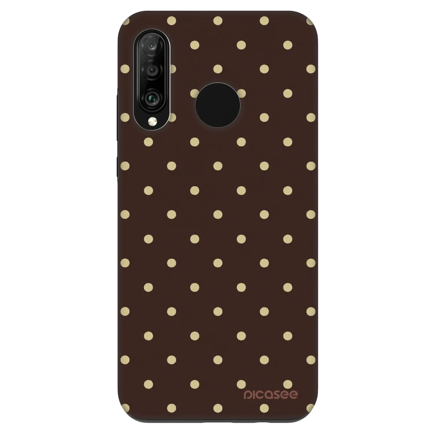 Picasee Fashion Case za Huawei P30 Lite - Vanilla Dots & Chocolate