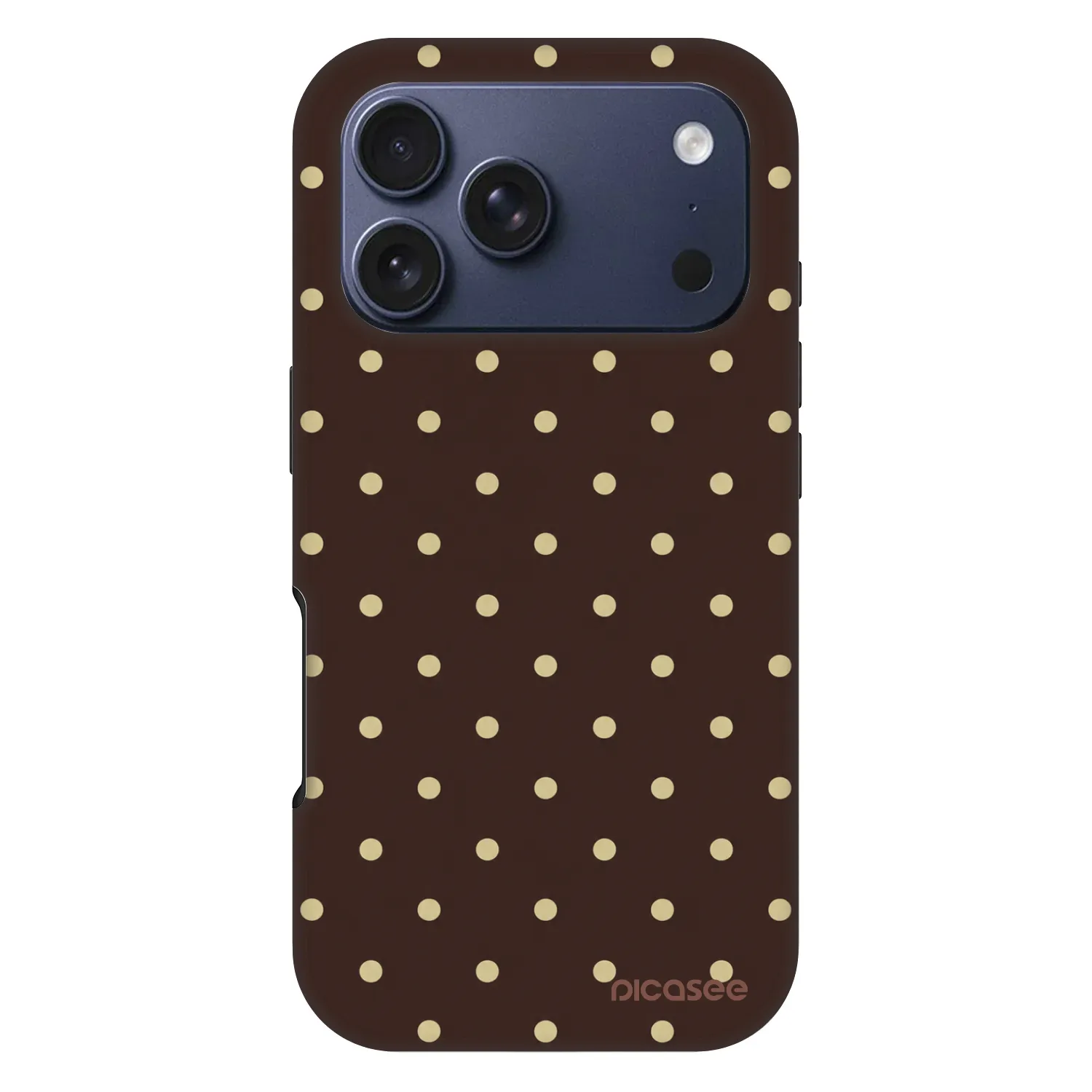 Picasee Fashion Case MagSafe za Apple iPhone 17 Pro - Vanilla Dots & Chocolate