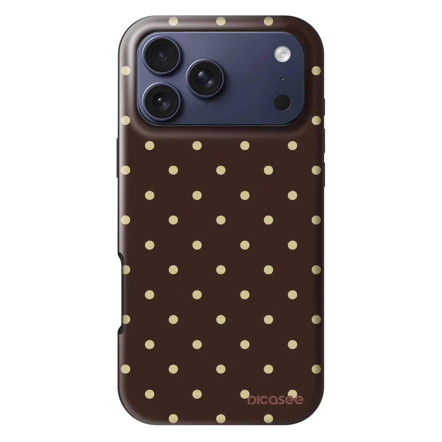 Picasee Fashion Case MagSafe za Apple iPhone 17 Pro Max - Vanilla Dots & Chocolate