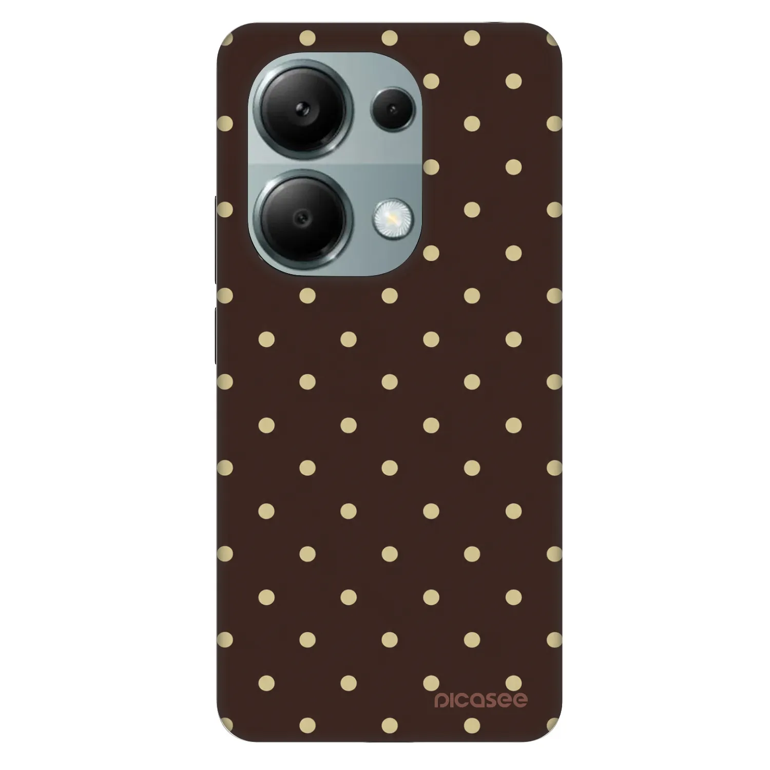 Picasee Fashion Case za Xiaomi Redmi Note 13 Pro 4G - Vanilla Dots & Chocolate