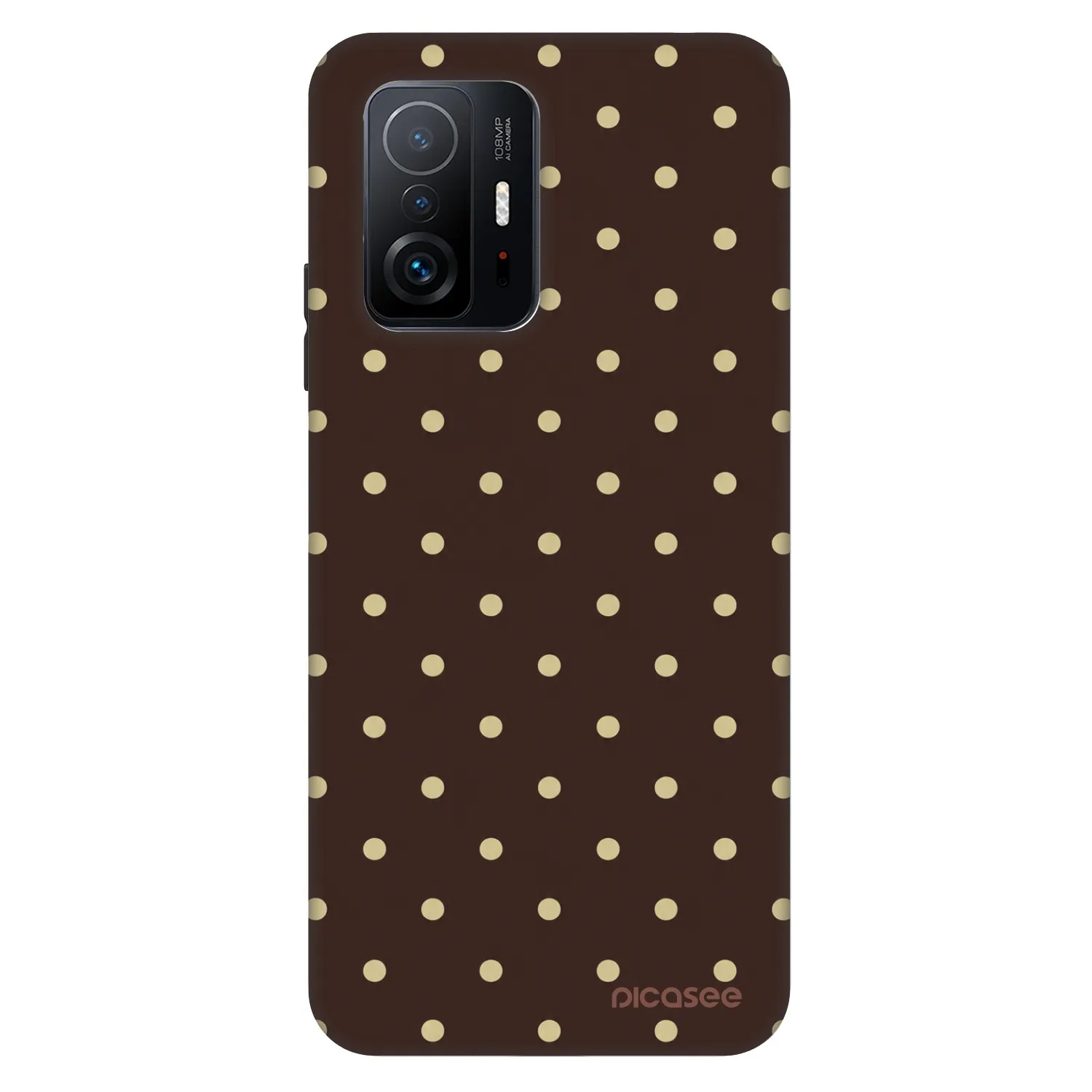 Picasee Fashion Case za Xiaomi 11T - Vanilla Dots & Chocolate