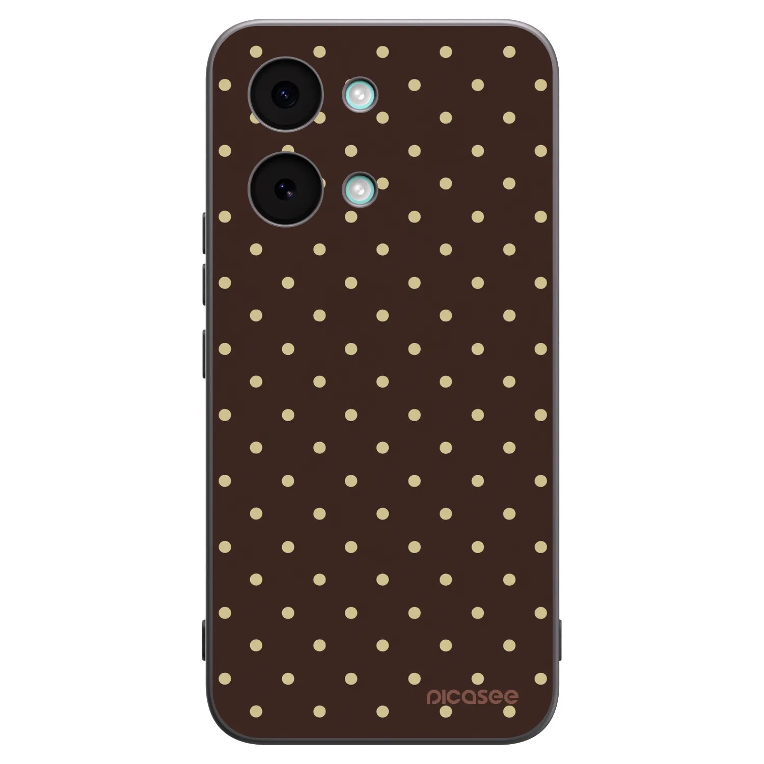 Picasee silikonski črni ovitek za Xiaomi Poco X8 Pro Max - Vanilla Dots & Chocolate