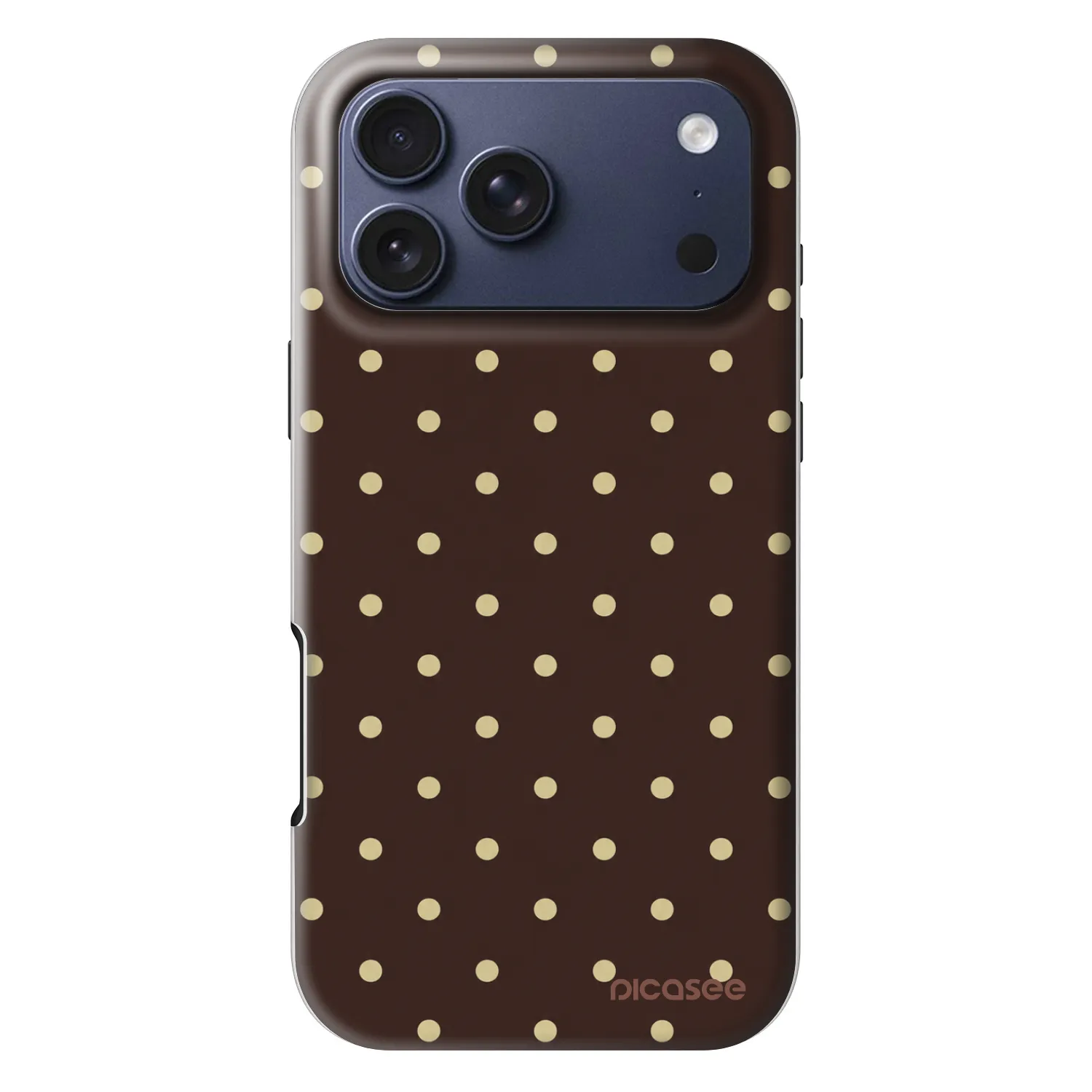 Picasee Fashion Case MagSafe za Apple iPhone 18 Pro Max - Vanilla Dots & Chocolate