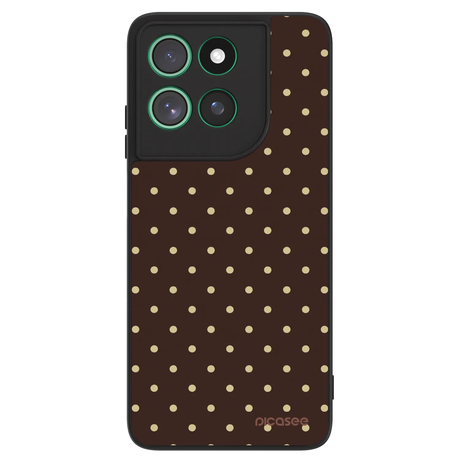 Picasee ULTIMATE CASE za Motorola Moto G57 Power - Vanilla Dots & Chocolate