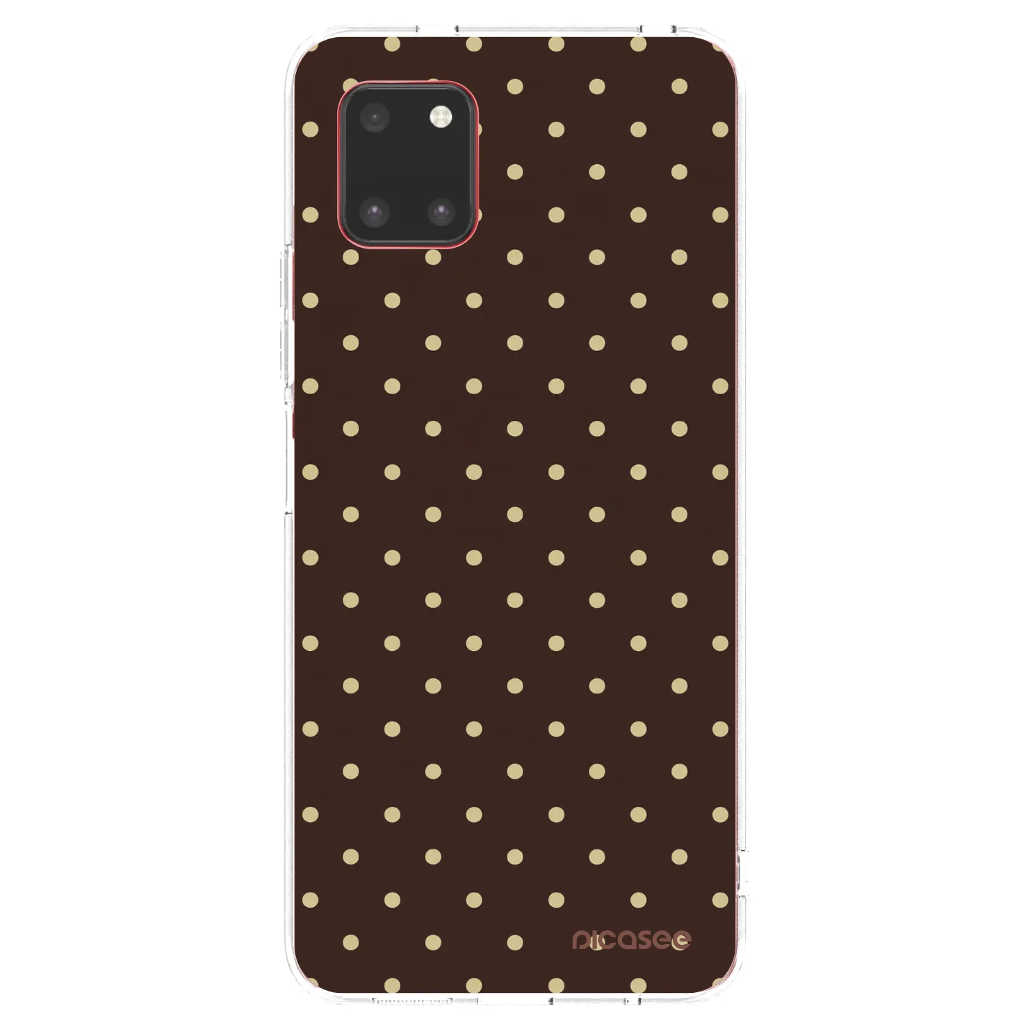 Picasee silikonski prozorni ovitek za Samsung Galaxy Note 10 Lite N770F - Vanilla Dots & Chocolate