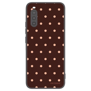 Ovitek za Sony Xperia 10 II - Peach Dots & Chocolate