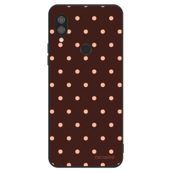 Ovitek za Xiaomi Redmi 7 - Peach Dots & Chocolate