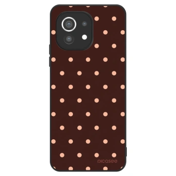 Ovitek za Xiaomi Mi 11 - Peach Dots & Chocolate