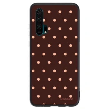 Ovitek za Honor 20 Pro - Peach Dots & Chocolate