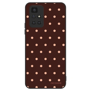 Ovitek za Xiaomi Redmi 10 (2022) - Peach Dots & Chocolate