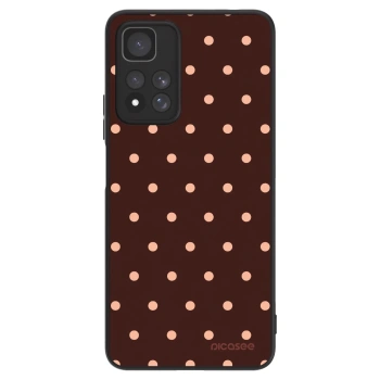 Ovitek za Xiaomi Redmi Note 11 Pro+ 5G - Peach Dots & Chocolate