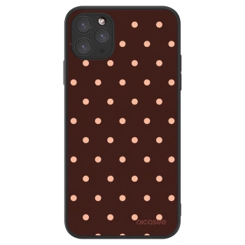 Picasee ULTIMATE CASE MagSafe za Apple iPhone 11 Pro Max - Peach Dots & Chocolate