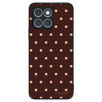 Ovitek za Honor X8 5G - Peach Dots & Chocolate