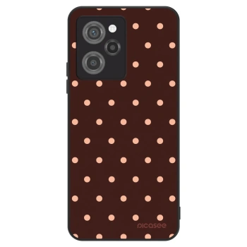 Ovitek za Xiaomi Poco X5 Pro - Peach Dots & Chocolate